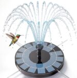 AISITIN 2.5W Solar Bird Bath Fountain Pump, Solar Fountain for Bird Bath with 6 ... - Image 2