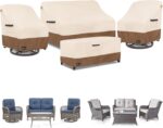 ANartcle Patio Furniture Covers 4 Piece Set, 600D Waterproof Heavy Duty Outdoor ... - Image 2