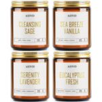 AOOVOO Scented Candles - 4PC Candle Set, 36 oz Soy Candles, Soy Candle for Home ... - Image 2