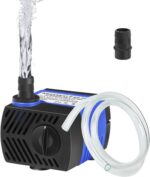 AQUANEAT Small Fountain Pump, 80 GPH Mini Submersible Water Pump with 3.3 ft Tub... - Image 2