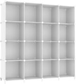 AWTATOS Cube Storage Organizer, 16 Cube Closet Organizer, Stackable Storage Cube... - Image 2