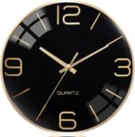AYRELY® 12 Inch Silent Modern Wall Clocks Battery Operated, Wall Clock for Livin... - Image 2