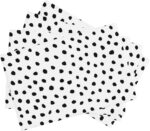 Abstract Black Dots Placemats Set of 4, Placemats for Dining Table,Heat Resistan... - Image 2