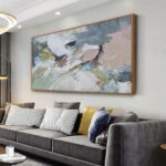 Abstract Wall Art Framed Ready To Hang Home Decor Artwork Wall Art Colorful Wall... - Image 2