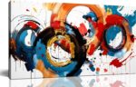 Abstract Wall Art Large Canvas Prints Modern Living Room Bedroom Home Office Wal... - Image 2