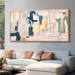 Abstract Wall Decor Modern Oversized Wall Art Black Line Wall Poster Printing 36... - Image 2