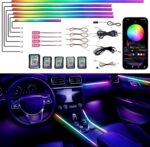 Acrylic Interior Car LED Strip Lights, Dreamcolor 10-in-1 Car Ambient Lighting K... - Image 2