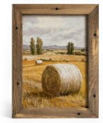 Afuly 5x7 Picture Frame Rusitc Photo Frame Solid Wood Frames with Real Glass Dis... - Image 2