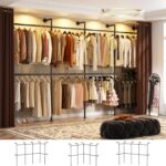 Aheaplus Industrial Pipe Clothing Rack, Reversible 13FT Clothes Rack for Hanging... - Image 2