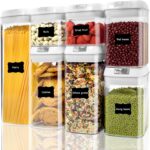 Airtight Food Storage Containers with Lids, 7 PCS BPA Free Kitchen Canisters for... - Image 2
