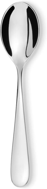 Alessi Nuovo Milano 5180/4 - Design Dessert Spoon Set, Stainless Steel, 6 pieces - Image 2