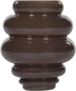 Alice Lane Ribbed Glass Vase – Modern Sculptural Decorative Vase for Flowers, Te... - Image 2