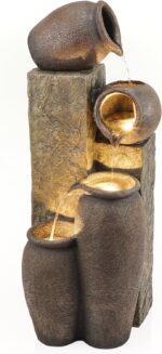 Alpine Corporation GIL140 43" Tall Indoor Outdoor Pottery Fountain with Replacea... - Image 2