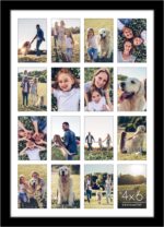 Americanflat 4x6 Collage Picture Frame with Polished Plexiglass - Multi Picture ... - Image 2