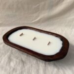 Angkor Dough Bowl Candle - Acacia Coconut Scented Candle – 23oz Aromatherapy Can... - Image 2