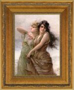 Antique Frame for 20x24 Canvas Paintings, No Front & Back, 3.6" Wide DIY Solid W... - Image 2