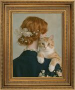 Antique Frame for 8x10 Canvas Paintings, No Front & Back, 2.4" Wide Vintage Pict... - Image 2