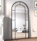 Arched Full Length Mirror, 56"x22" Mirror Full Length, Oversized Floor Length St... - Image 2