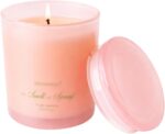 Aromatique The Smell of Spring Foundry Candle Luxury Pink Glass Floral Scented C... - Image 2