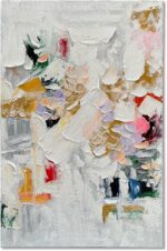 Art Hand-Painted Abstract Oil Painting with Thick Texture and Rich Colors, 36x24... - Image 2