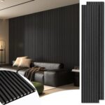 Art3d 2-Pack 108" x 12" Acoustic Wood Panels for Wall, Soundproof Wood Slat Pane... - Image 2