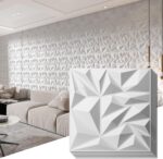 Art3d 33-Pack 3D Wall Panels for Interior Wall Decor, Modern Diamond Textured Ac... - Image 2