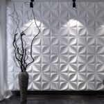 Art3d White 3D Wall Panel PVC Flower Design Cover 3 Sq Meter, for Interior Wall ... - Image 2