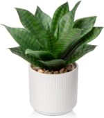 Artificial Agave Succulent Plants Faux Snake Plant Fake Succulent Agave Plant Po... - Image 2