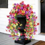 Artificial Flowers for Outdoors, UV Resistant 2 Bundles Fake Silk Flowers for Ou... - Image 2
