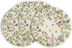 Artoid Mode Antique Herbs Wild Flowers Spring Placemats Set of 4, 14 Inch Summer... - Image 2