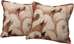Avigers Throw Pillow Covers18x18inch Set of 2, Embroidered Floral Decorative Pat... - Image 2