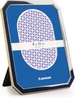 Axeman 8x10 Enamel Picture Frames with Tempered Glass|8 x 10 Modern Octagon Phot... - Image 2