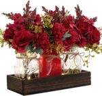 BLEUM CADE Centerpiece Table Decorations - Mason Jar Lights Centerpiece for Kitc... - Image 2