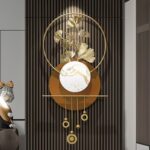 BULUXE Metal Wall Decor – 46.5" Modern 3D Ginkgo Leaf Wall Art with Gold Finish ... - Image 2
