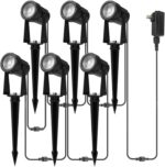 Banord Outdoor Landscape Lighting, 6 Pack Outdoor Spot Lights, Low Voltage LED L... - Image 2