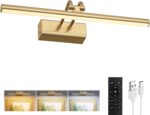 Battery Operated Picture Light for Wall, 4000mAh Cordless Wall Lamp for Painting... - Image 2