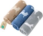 Bedsure 1 Pack 3 Dog Blankets for Small Dogs, Super Soft Puppy Blanket with Fluf... - Image 2