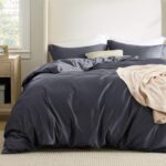 Bedsure Cooling Duvet Cover King Size - Moisture Wicking and Silky Eucalyptus Ly... - Image 2