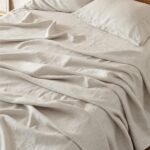 Bedsure Queen Bed Sheets - Cotton Linen Sheet Set, PureWoven Soft, Breathable & ... - Image 2