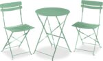 Best Choice Products 3-Piece Bistro Set, Space Saving Folding Design, Solid Stee... - Image 2