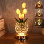 Birthday Gifts for Women Mothers Day Gifts/ for MomTable Lamp, 3 Color Crystal F... - Image 2
