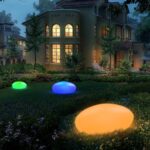 Blibly Solar Garden Lights Outdoor Glow Cobblestone Shape Lamp Garden Decor Ligh... - Image 2