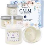 BlissfulOasis Scented Candles, Long-Lasting Candles for Home Scented, 5 Pack Can... - Image 2