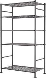 BolDuck 5 Tier Shelf Organizer Rack, Metal Shelving Unit with Adjustable Levelin... - Image 2