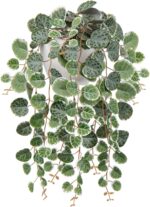 Briful Faux Hanging Plants Indoor 17'' Artificial String of Heart Plants with Se... - Image 2