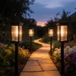 Bright Solar Pathway Lights Outdoor, 8 Pack Upgraded Solar Powered Garden Lights... - Image 2