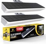 Brighticonics 2Pck Solar Address Sign Light – IP65 Waterproof Easy Install, Auto... - Image 2
