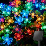 Brightown 60 LED Flower Solar String Lights Outdoor Waterproof Fairy Lights for ... - Image 2