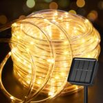 Brightown Solar Rope Lights, 39FT 100LED Outdoor Solar String Lights, IP65 Water... - Image 2