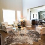 Brown Faux Cowhide Rug 6.2x7.6ft Washable Cowhide Rug No-Slip Animal Print Weste... - Image 2